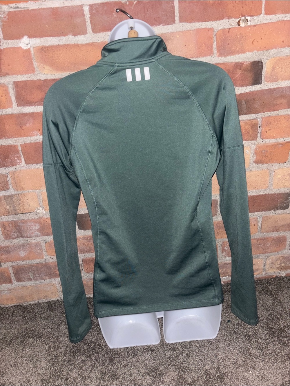 Adidas Women’s Golf Small Green Quarter Zip - Picture 2 of 3